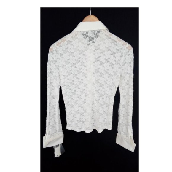 Cabi Dress Shirt Lace - Picture 4 of 6